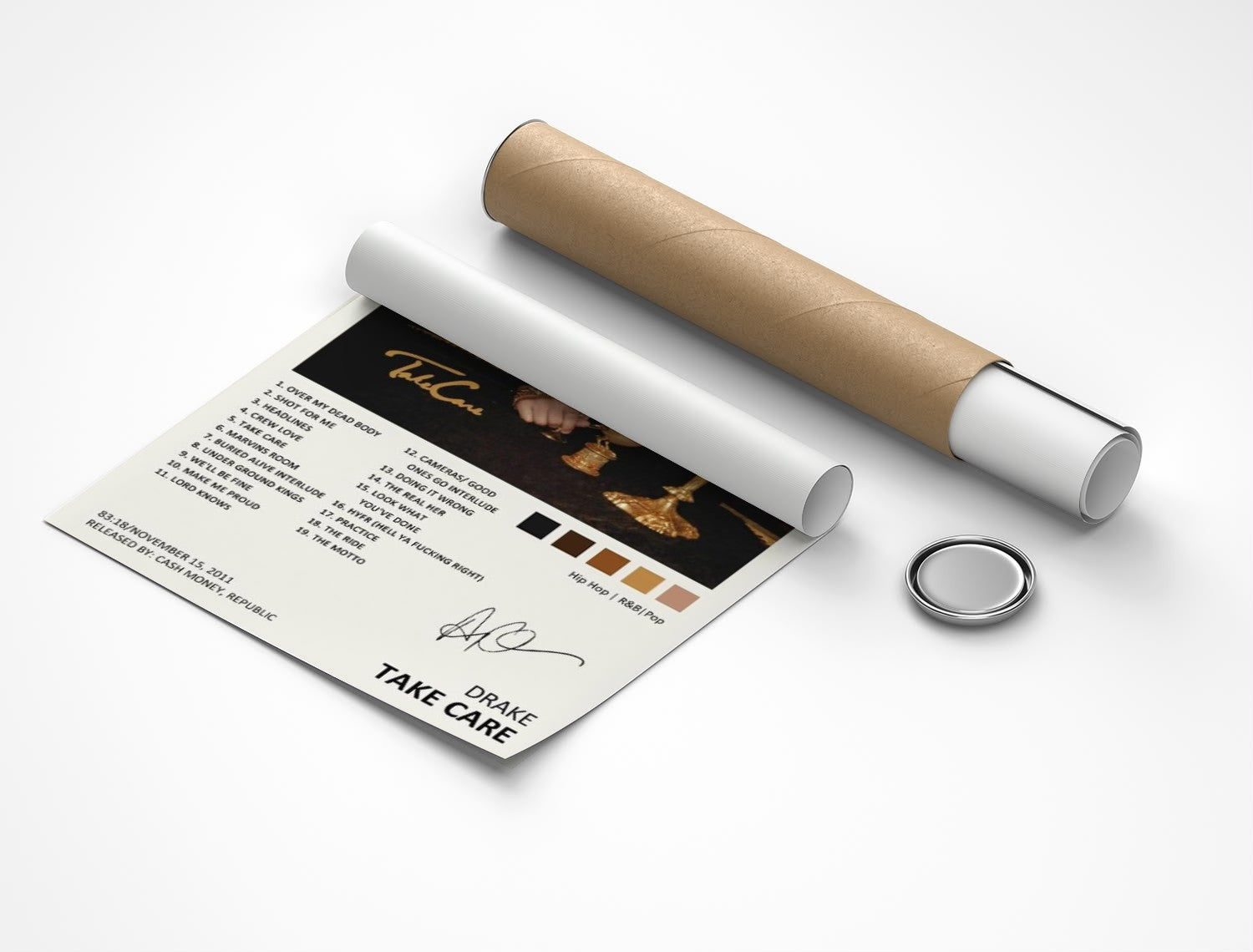 Rolled poster