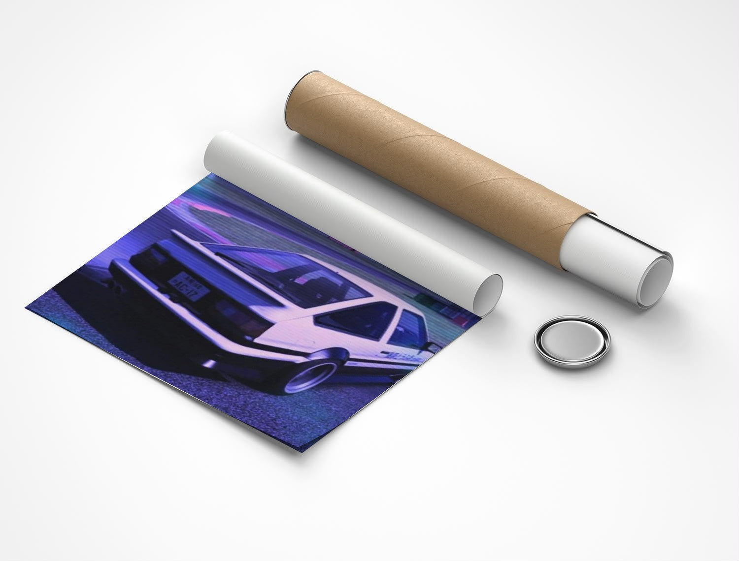 Rolled poster