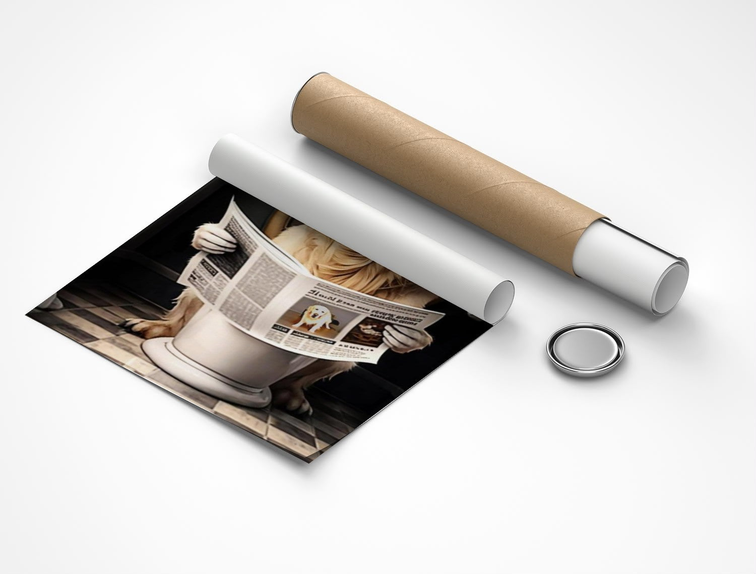 Rolled poster