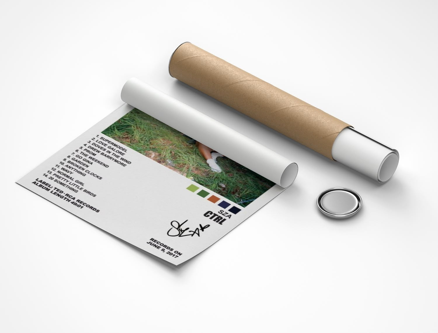 Rolled poster