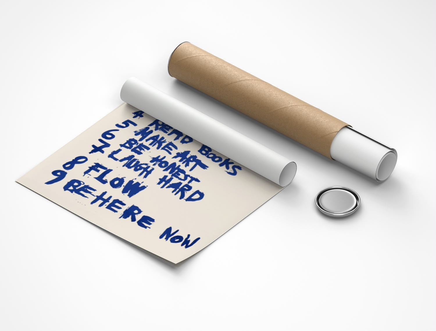 Rolled poster