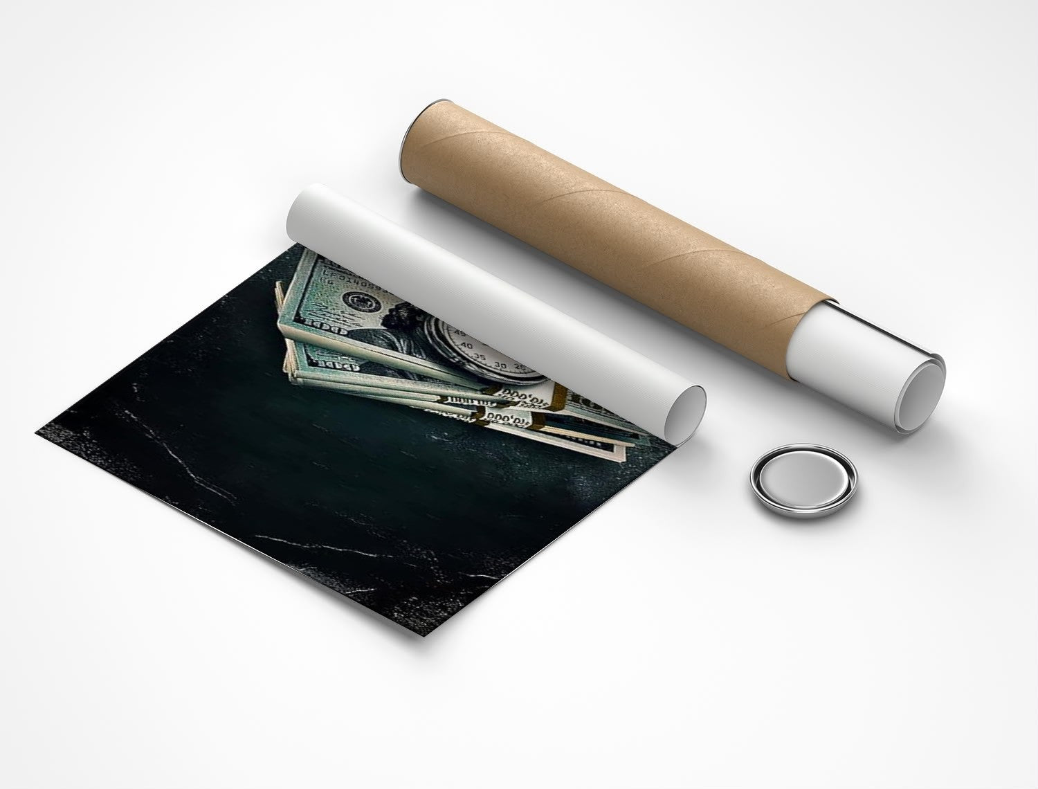 Rolled poster