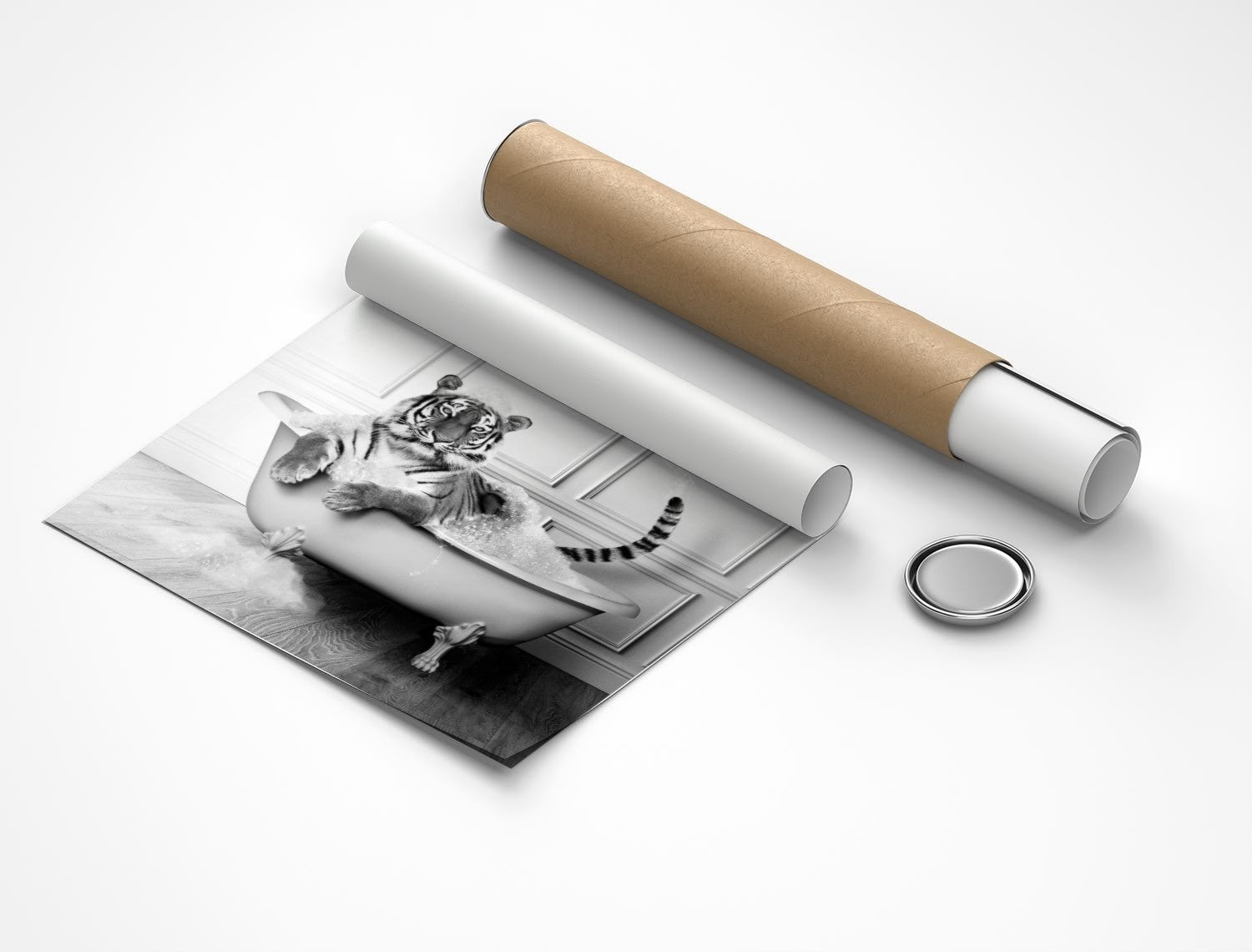 Rolled poster