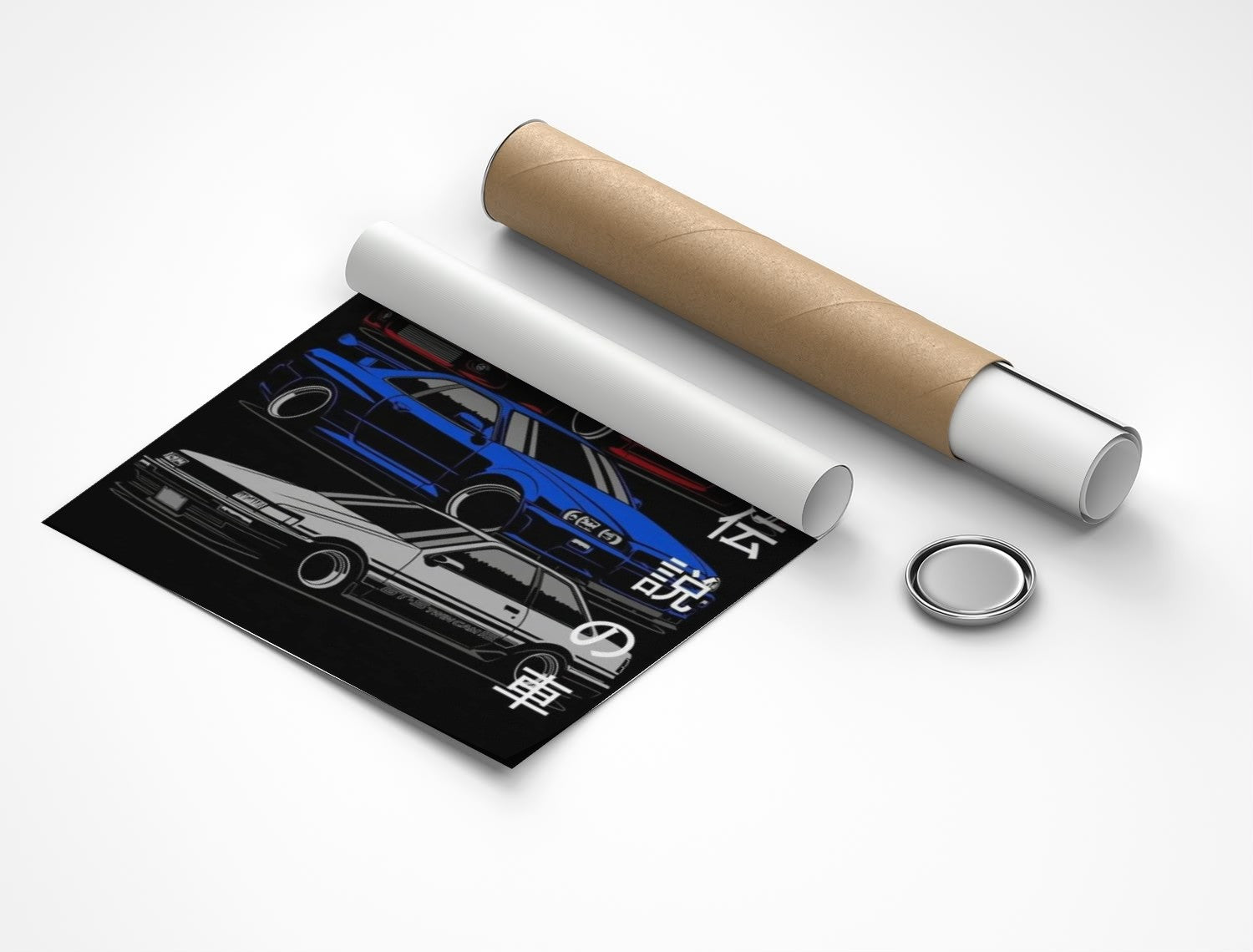 Rolled poster