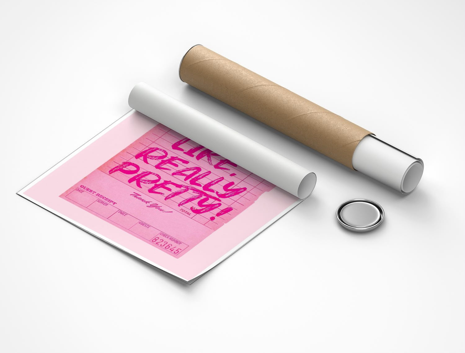 Rolled poster