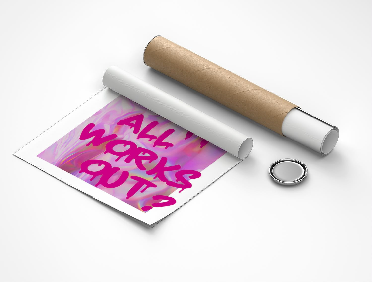 Rolled poster