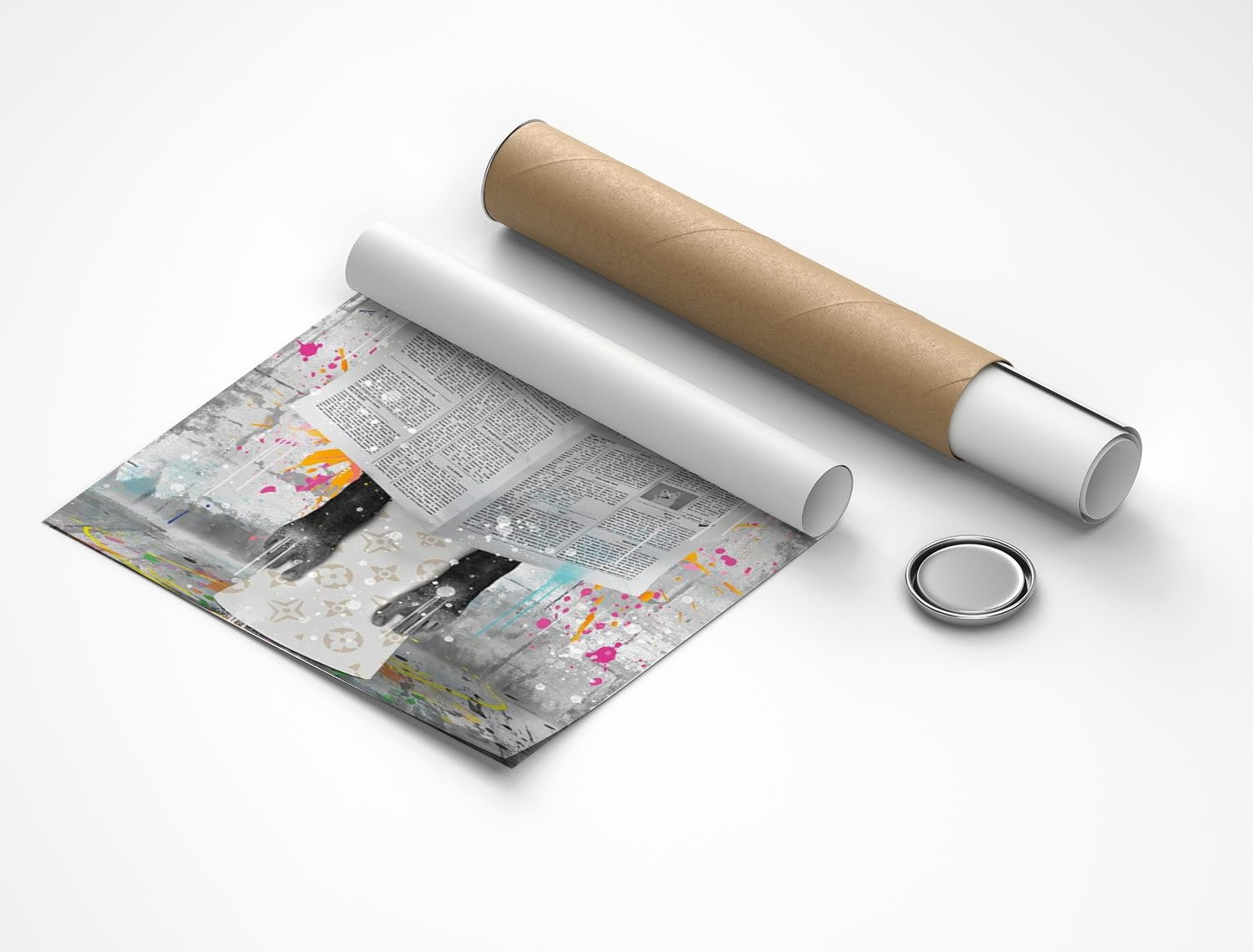 Rolled poster