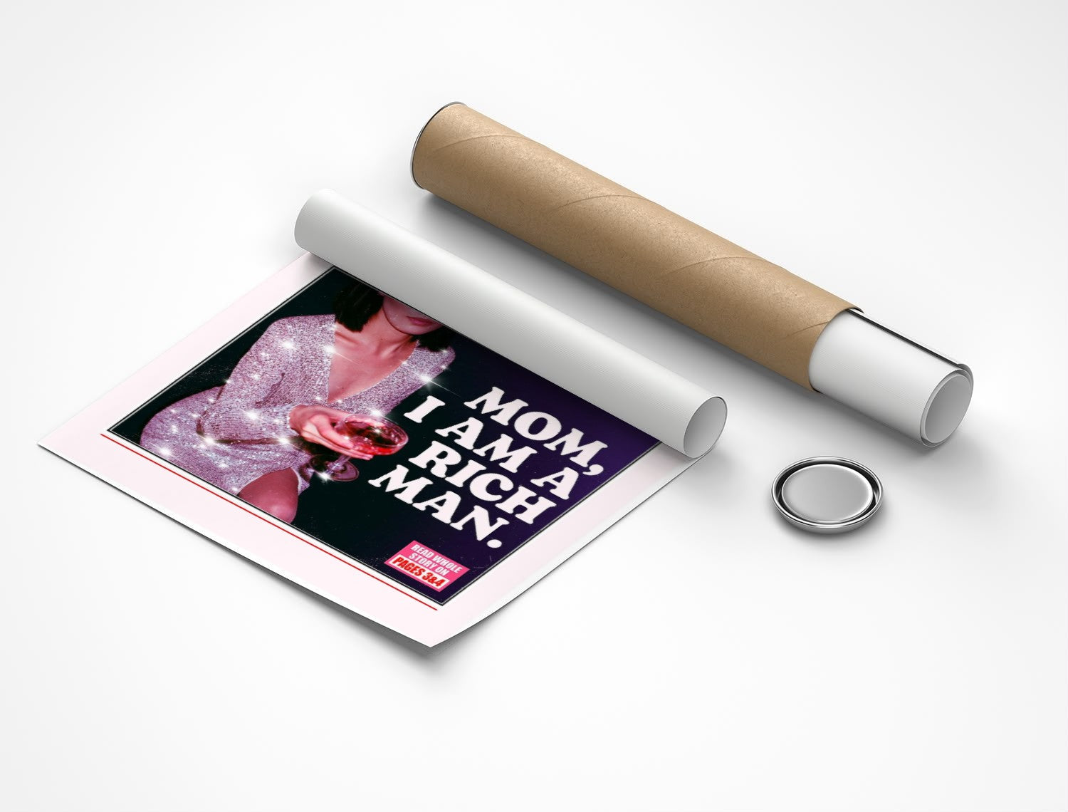 Rolled poster