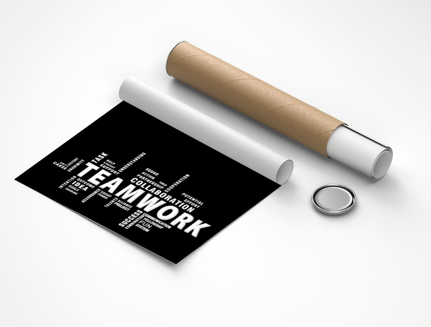 Rolled poster