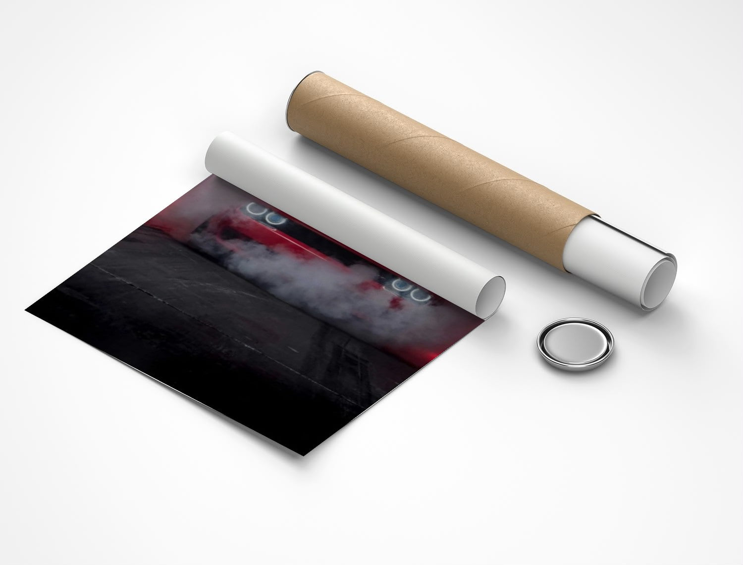 Rolled poster