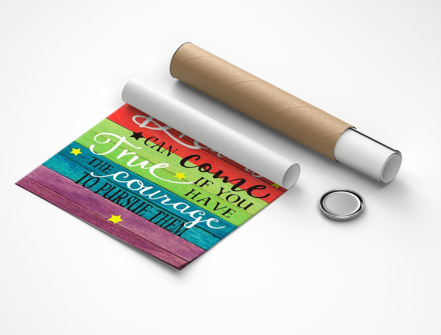 Rolled poster