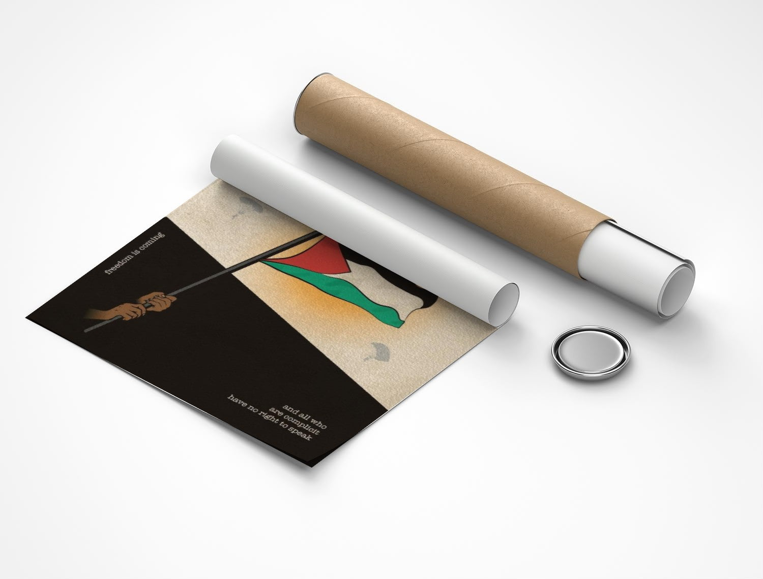 Rolled poster
