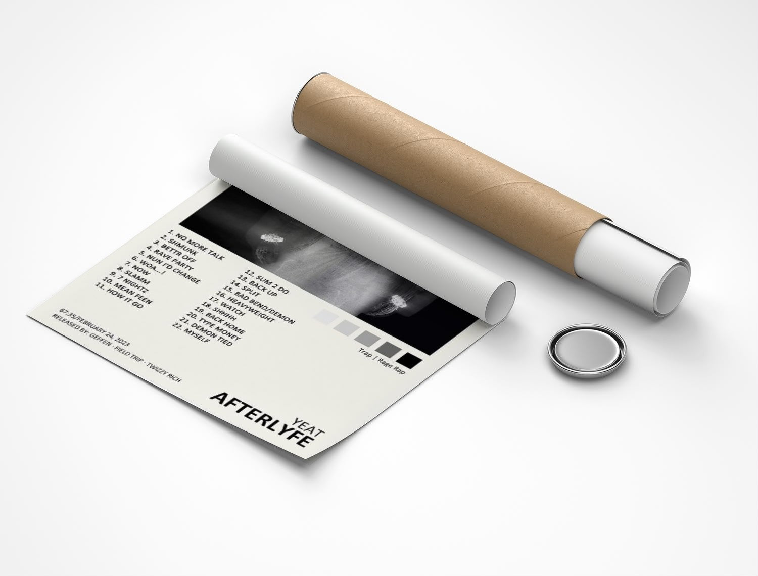 Rolled poster