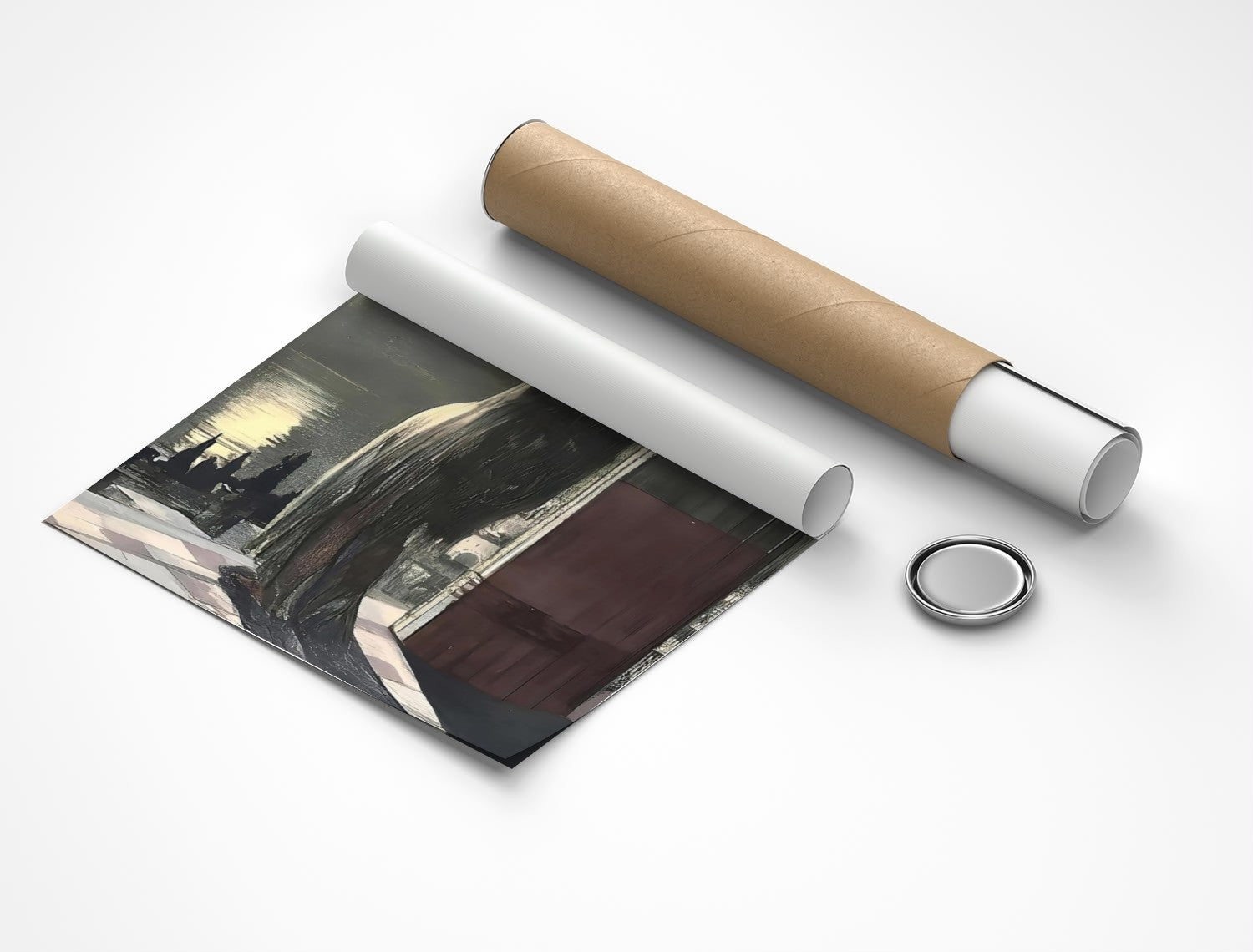 Rolled poster