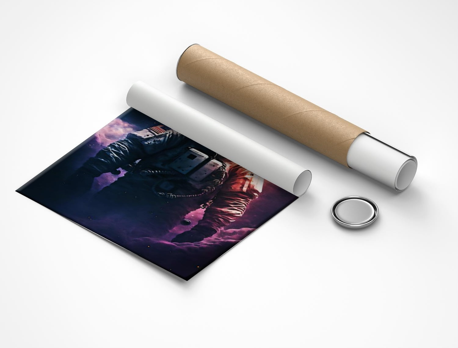 Rolled poster