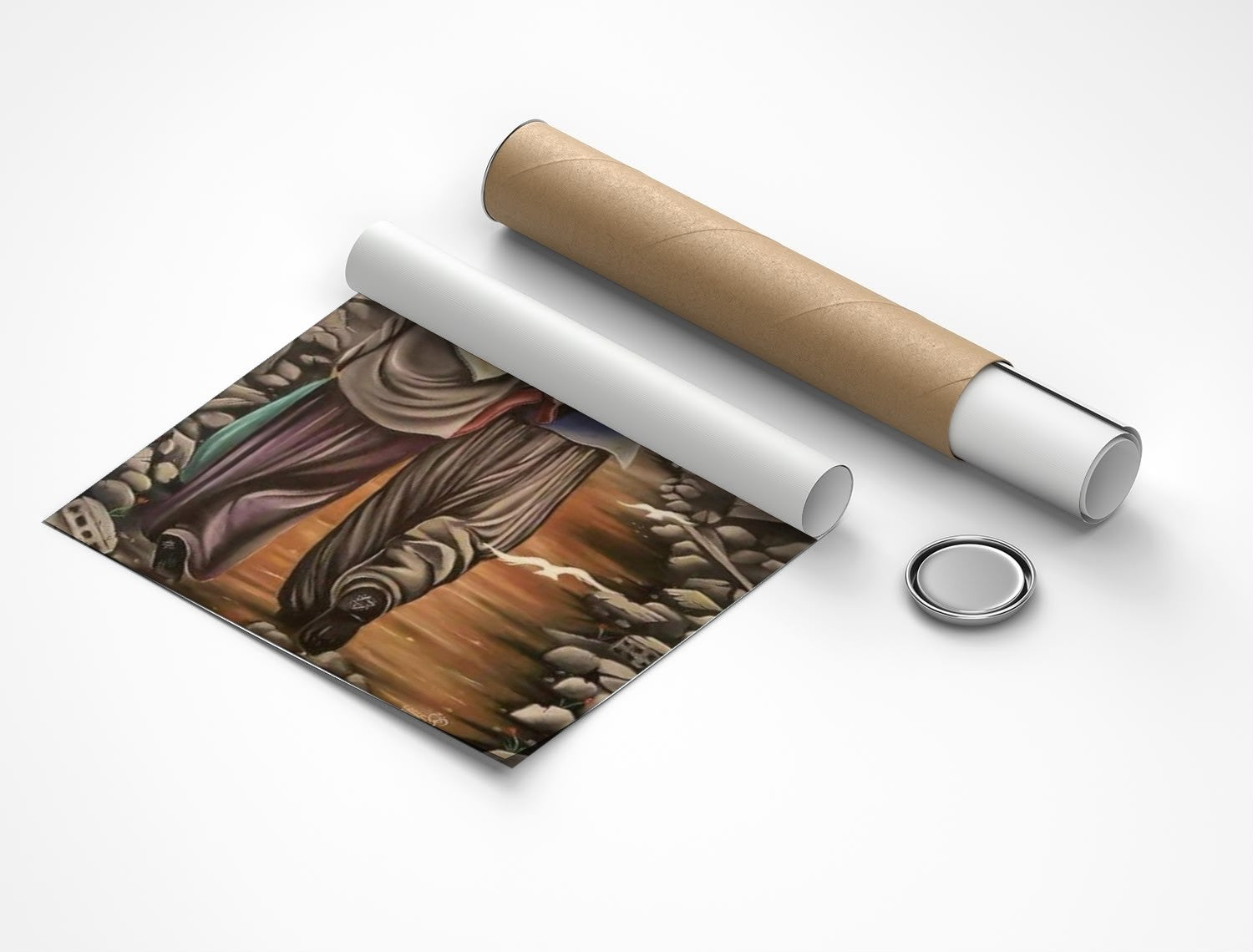 Rolled poster