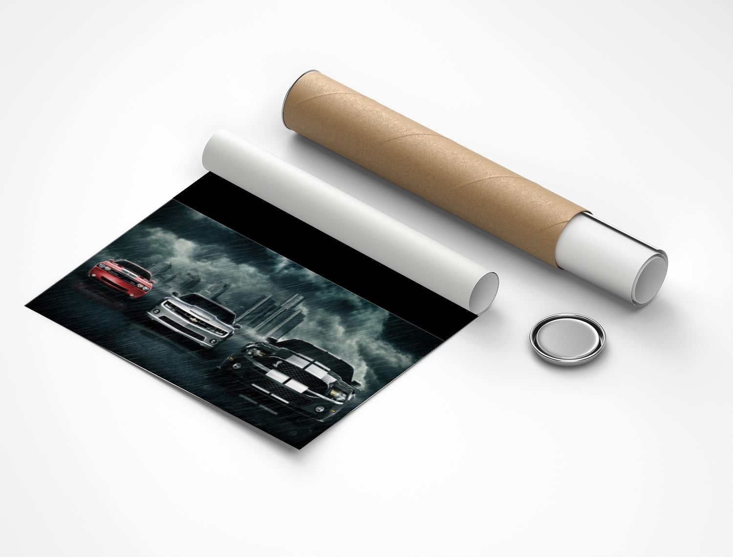 Rolled poster