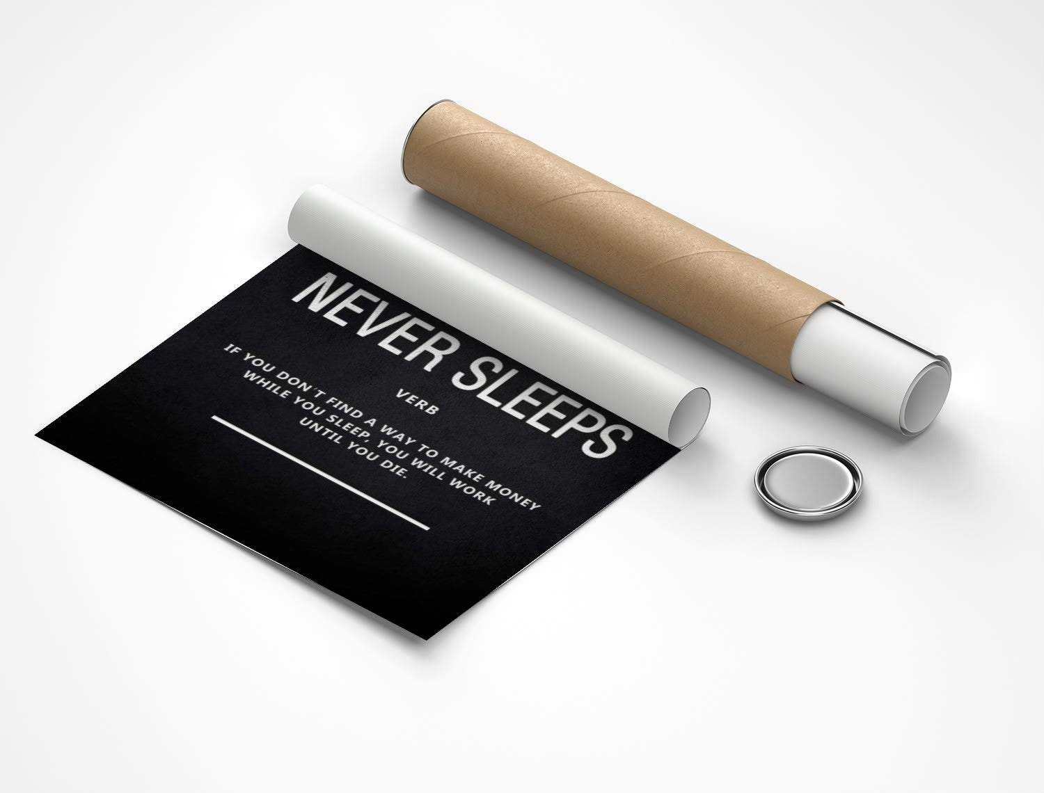 Rolled poster