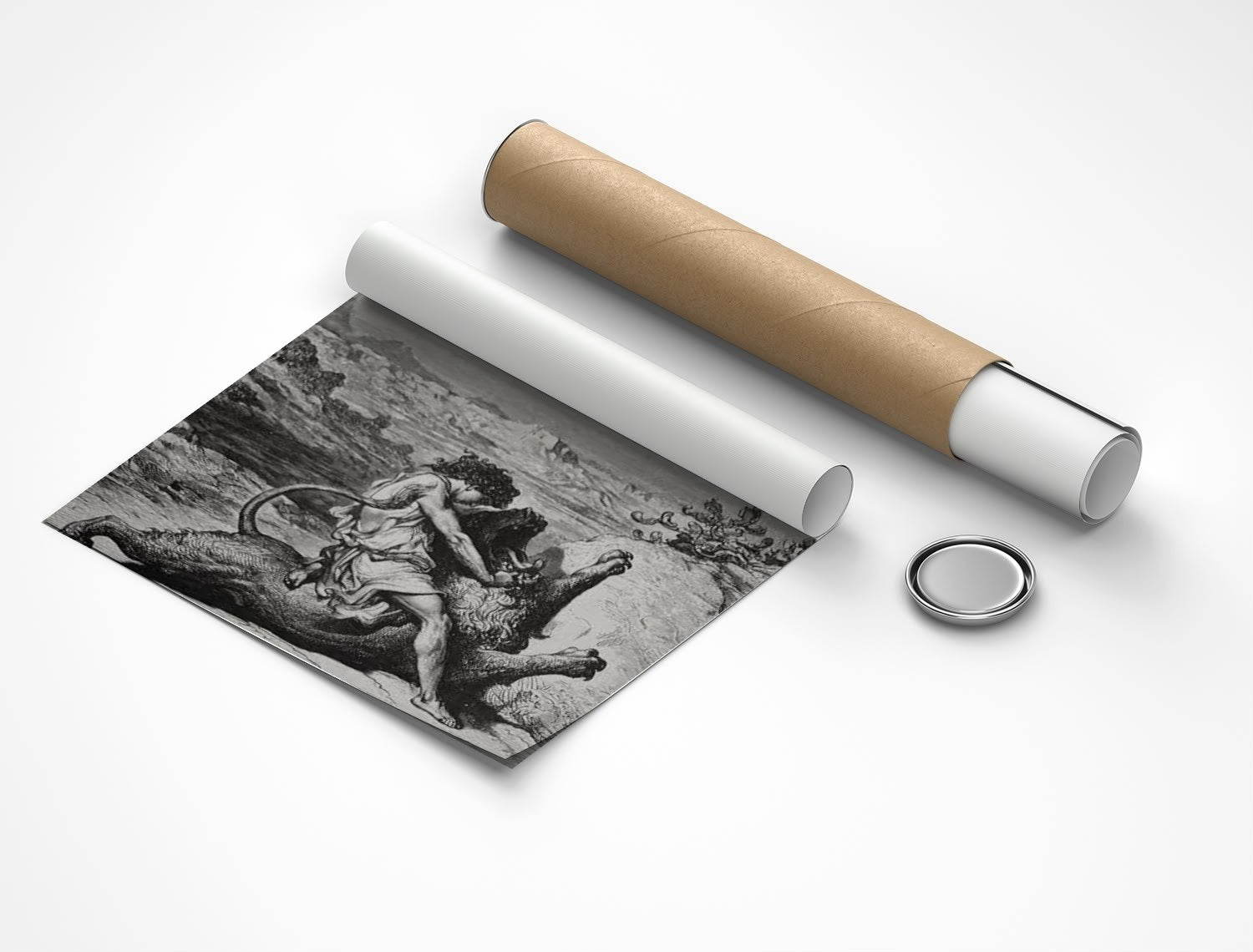 Rolled poster