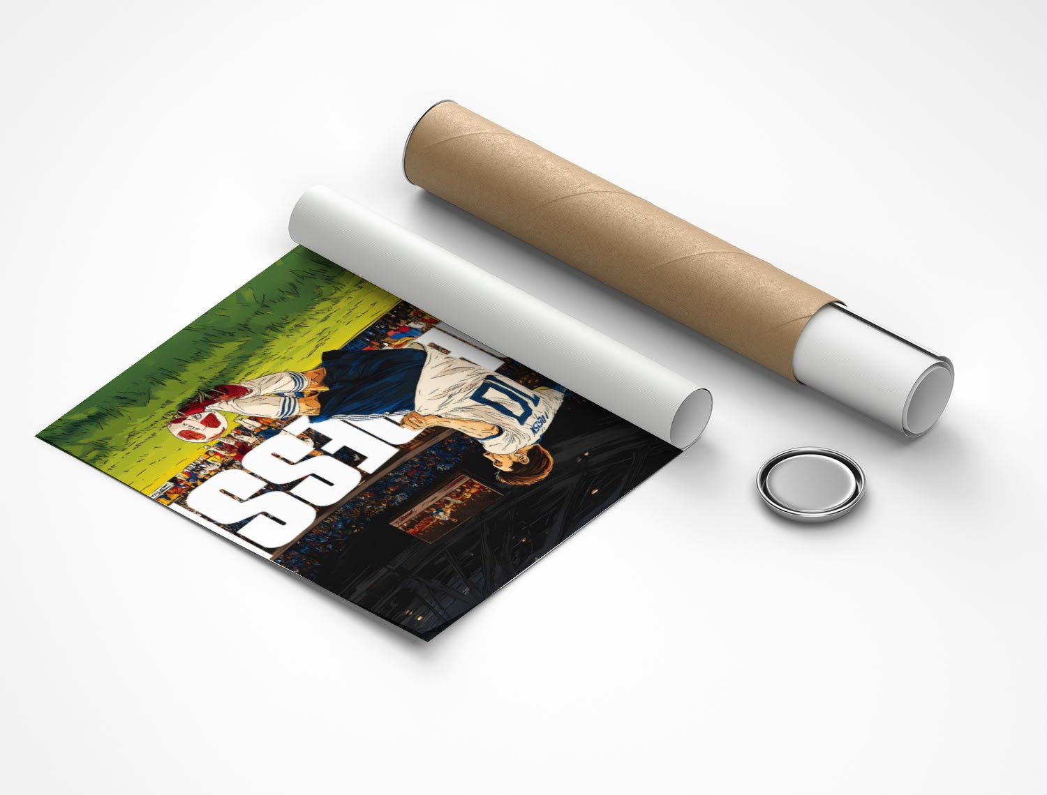 Rolled poster