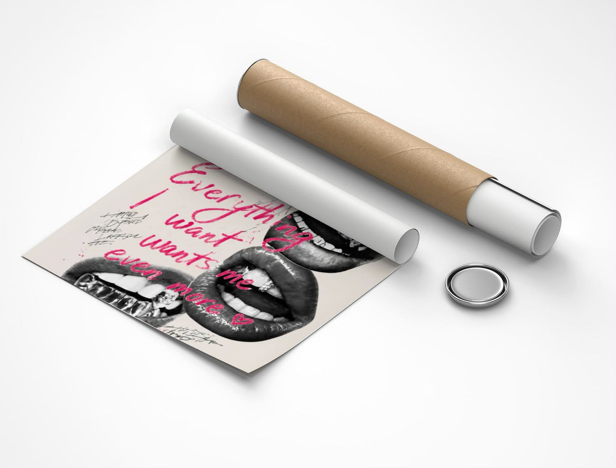Rolled poster
