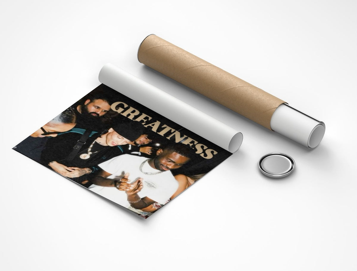 Rolled poster