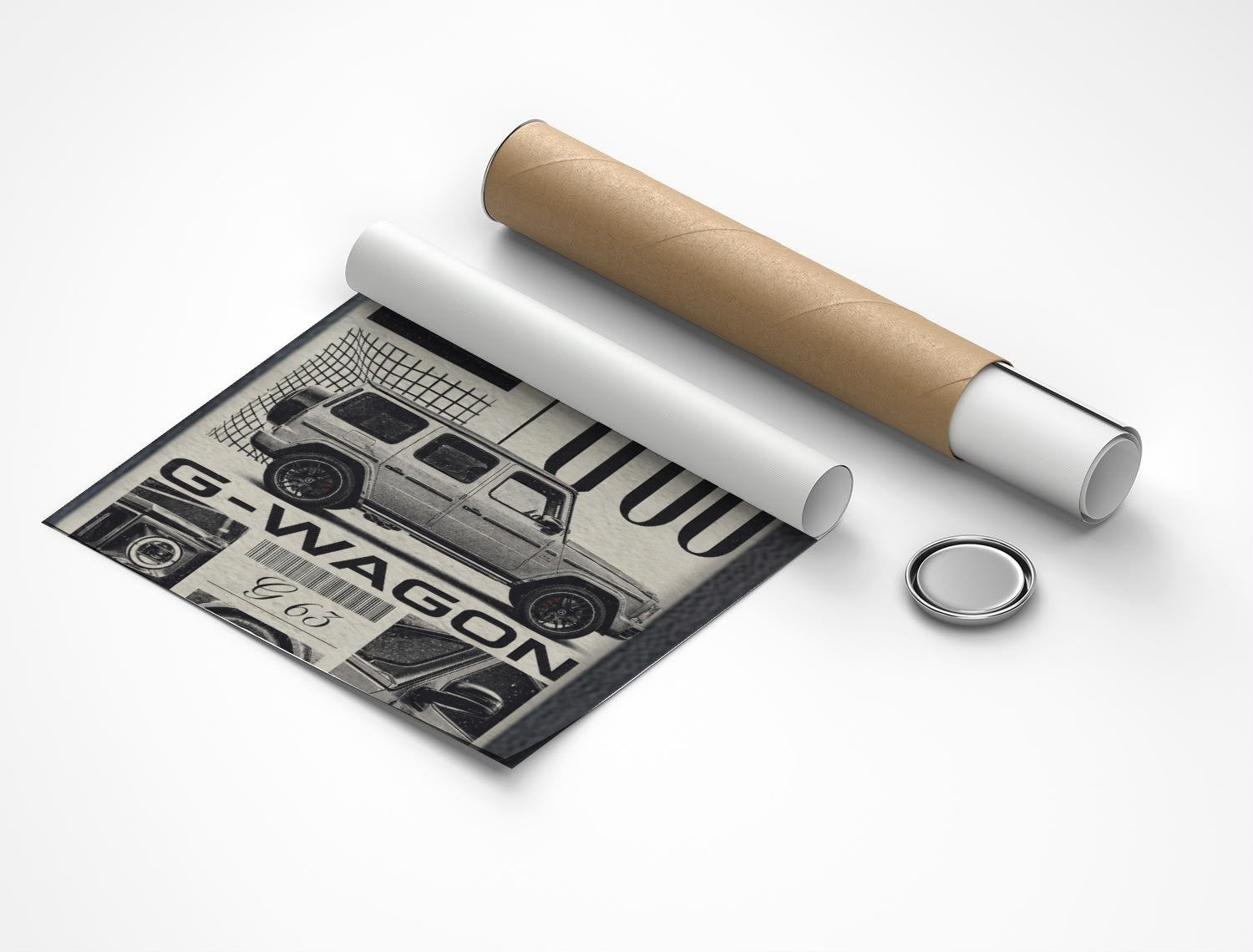 Rolled poster