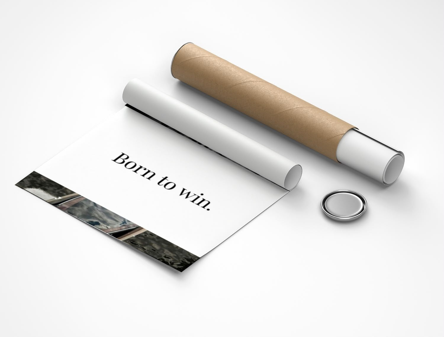 Rolled poster