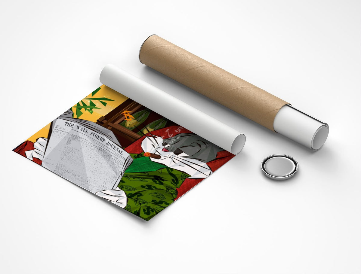 Rolled poster