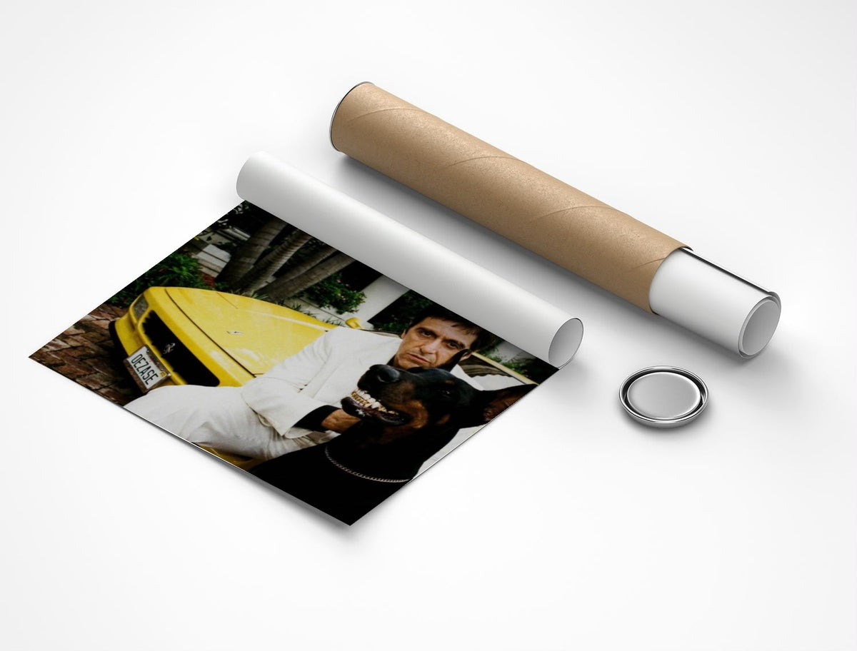 Rolled poster