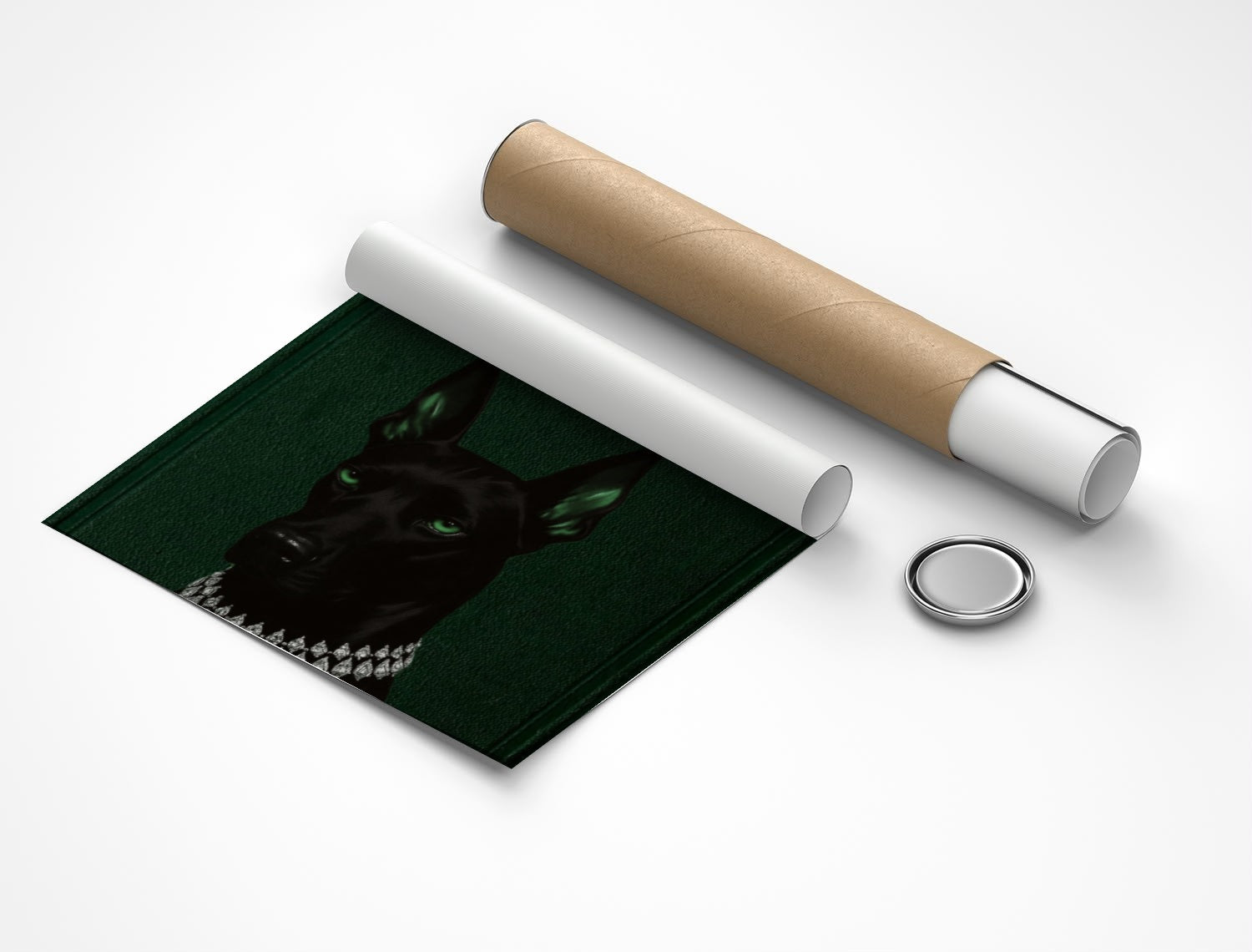 Rolled poster