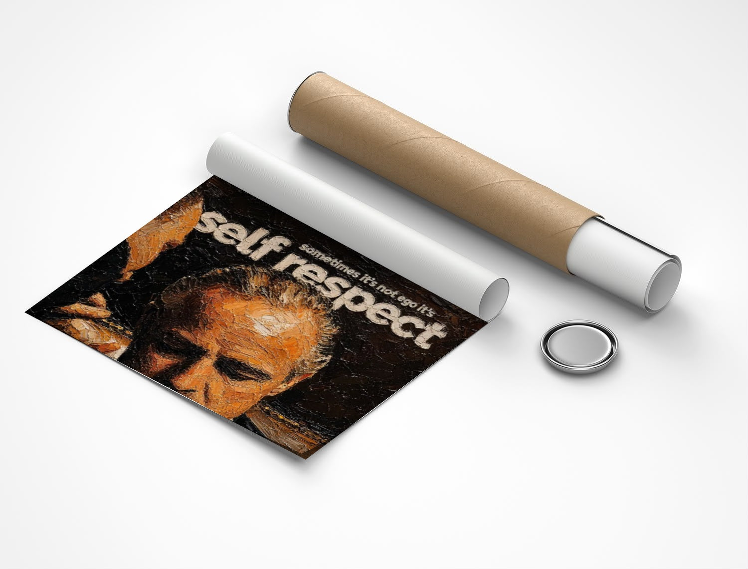 Rolled poster