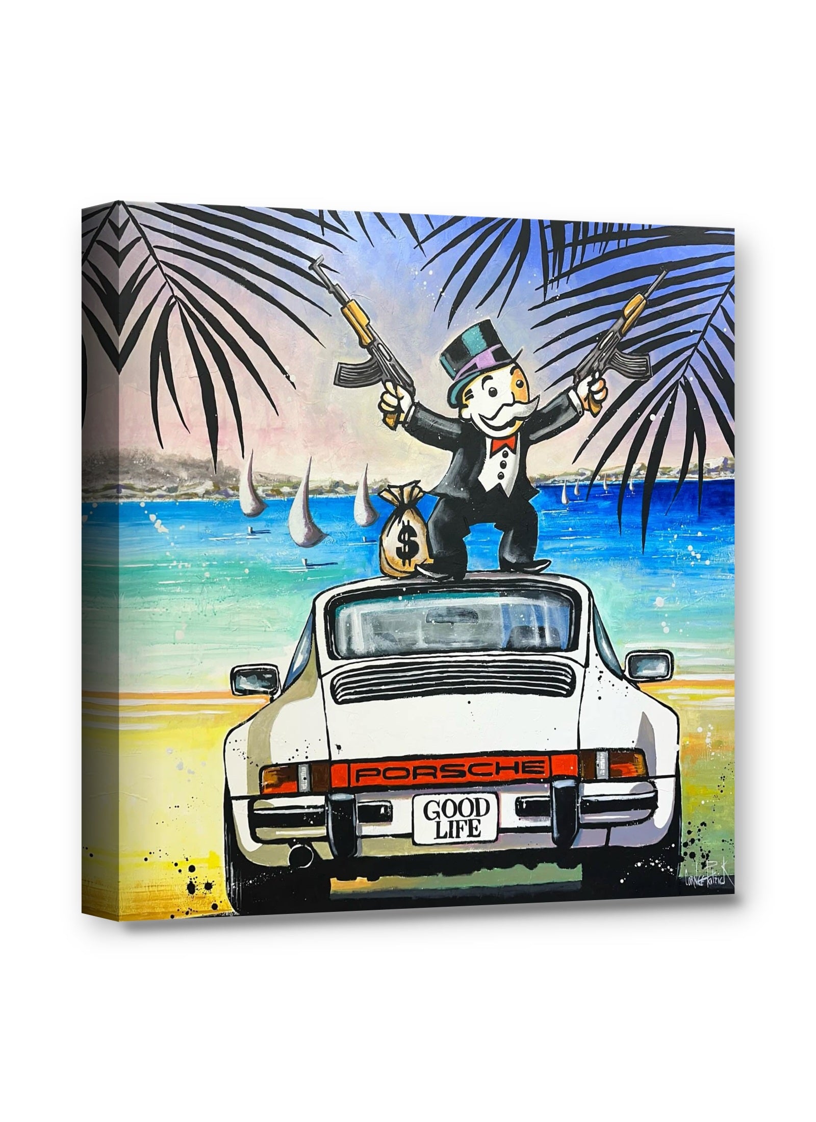 Framed canvas