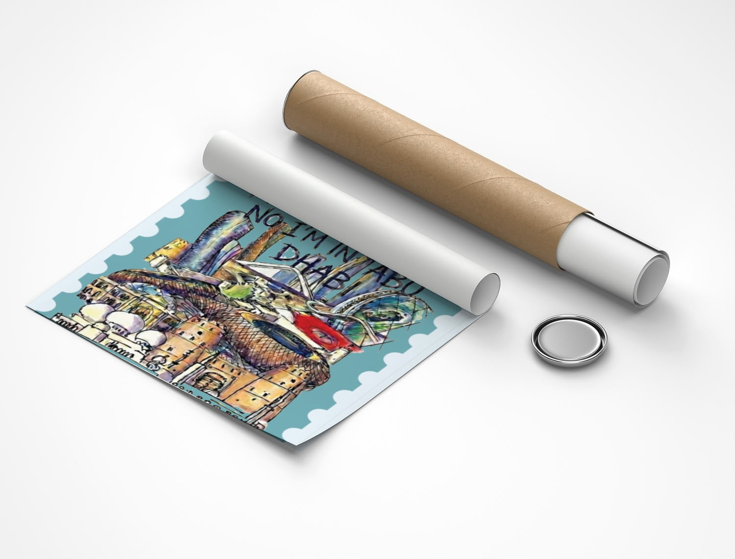Rolled poster