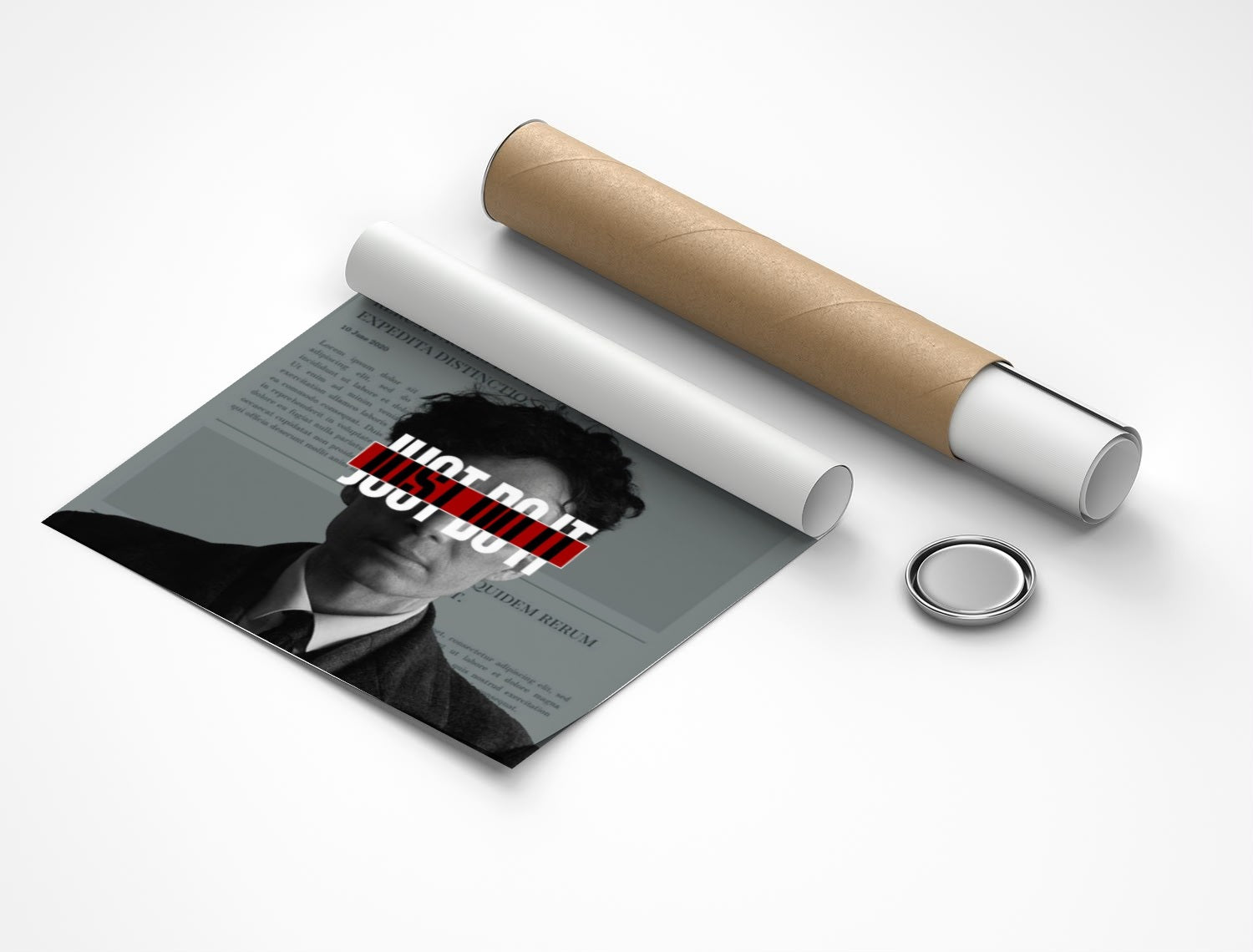 Rolled poster