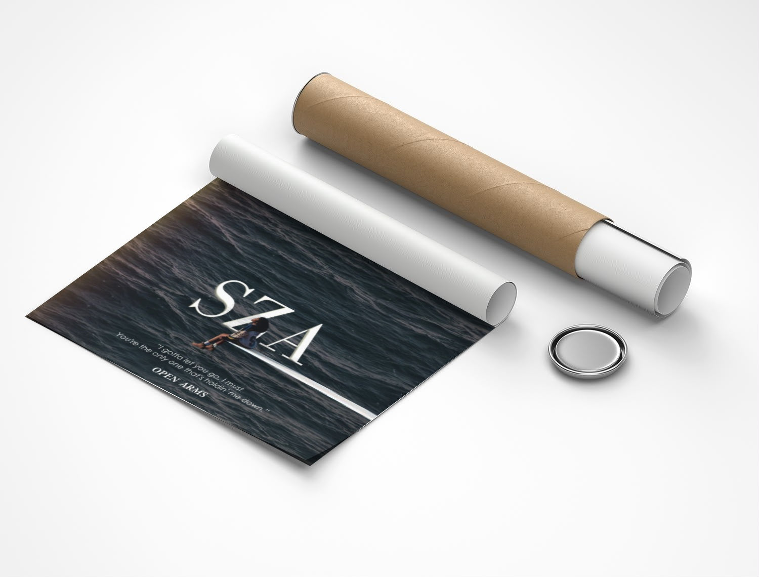 Rolled poster