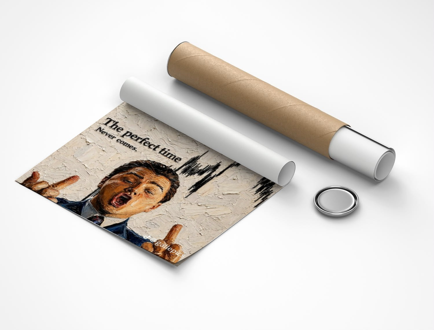 Rolled poster