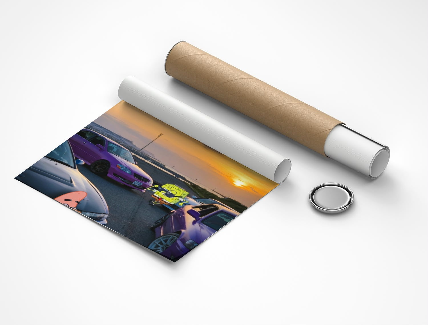 Rolled poster
