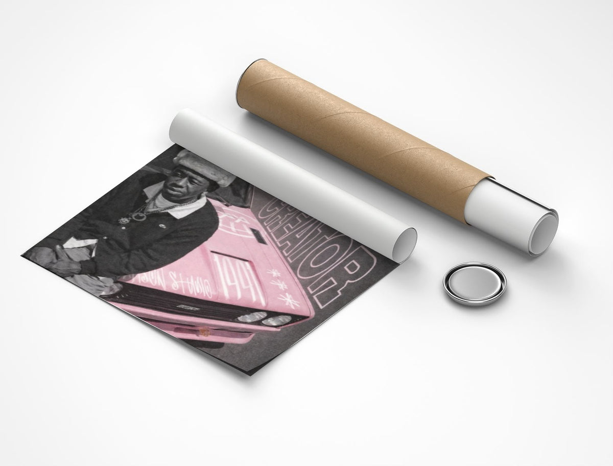 Rolled poster