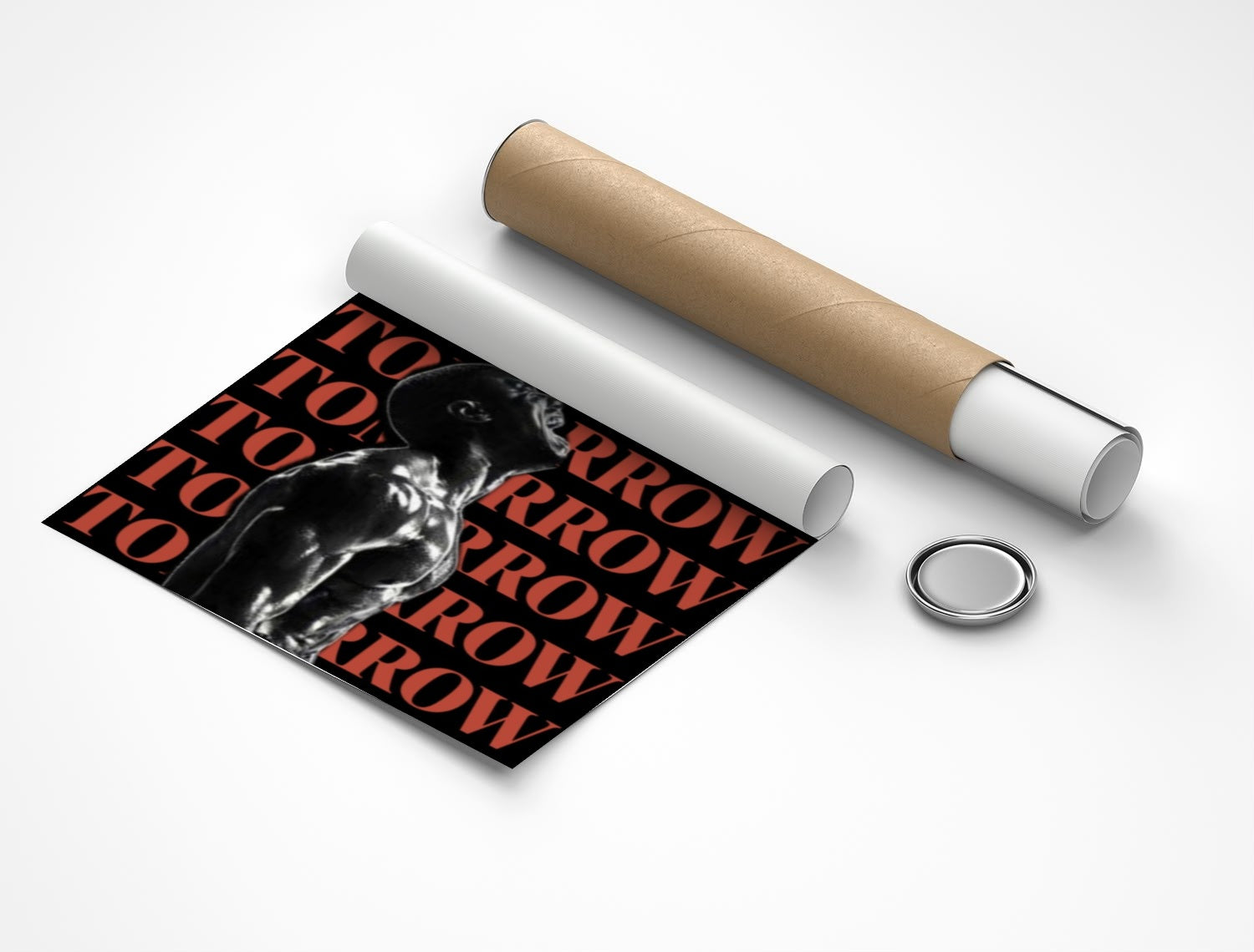 Rolled poster