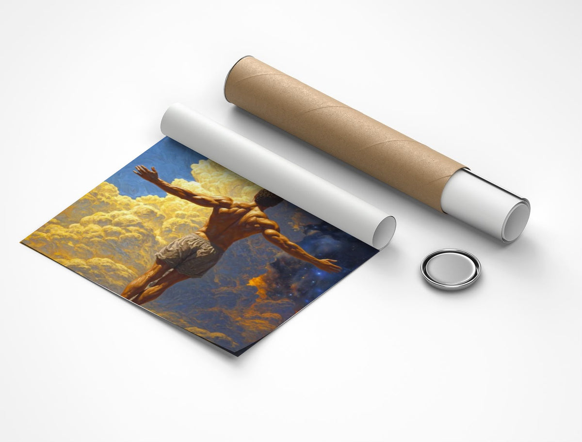 Rolled poster