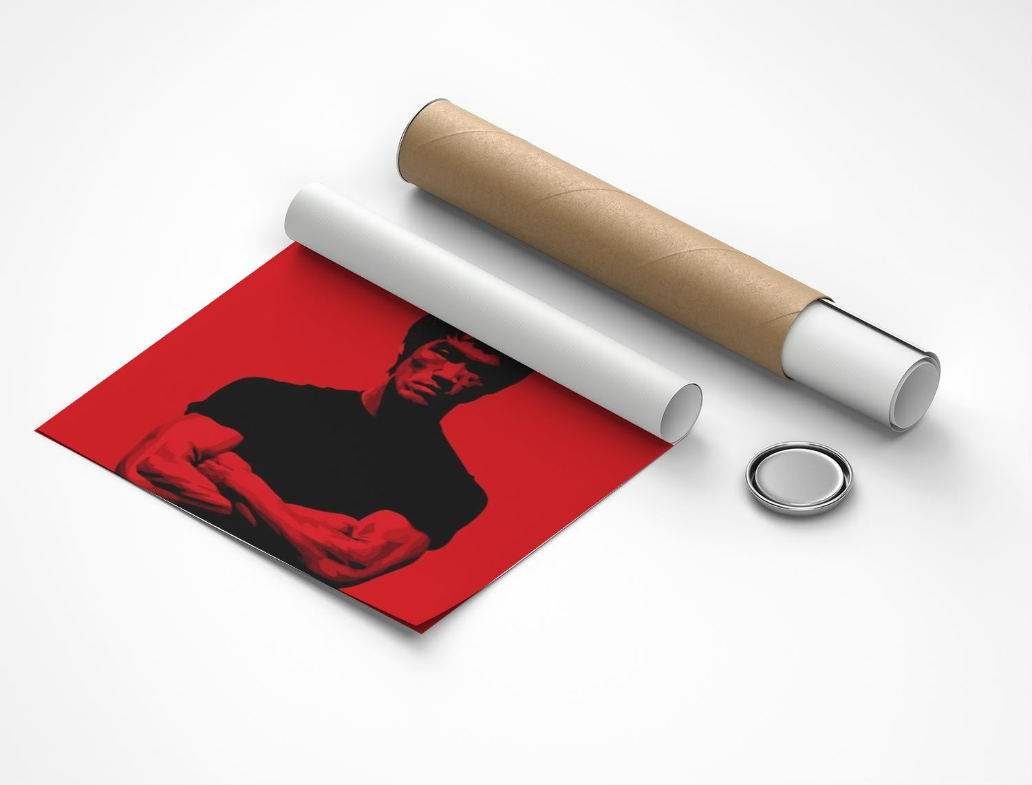 Rolled poster