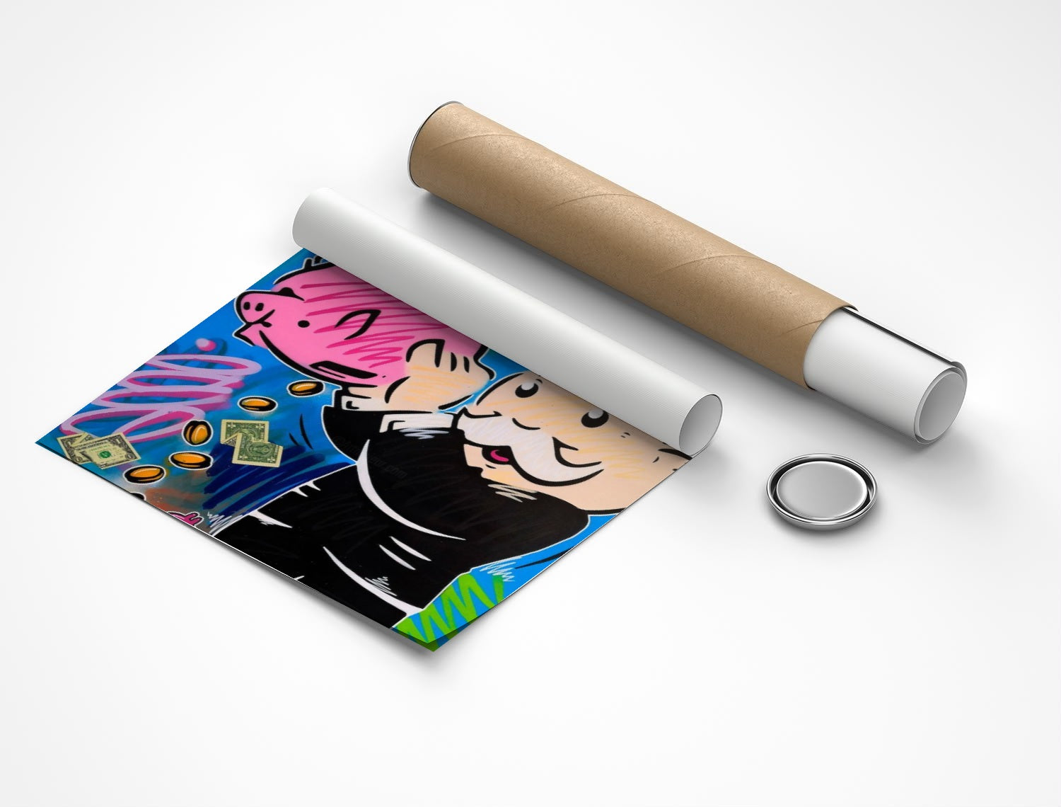 Rolled poster