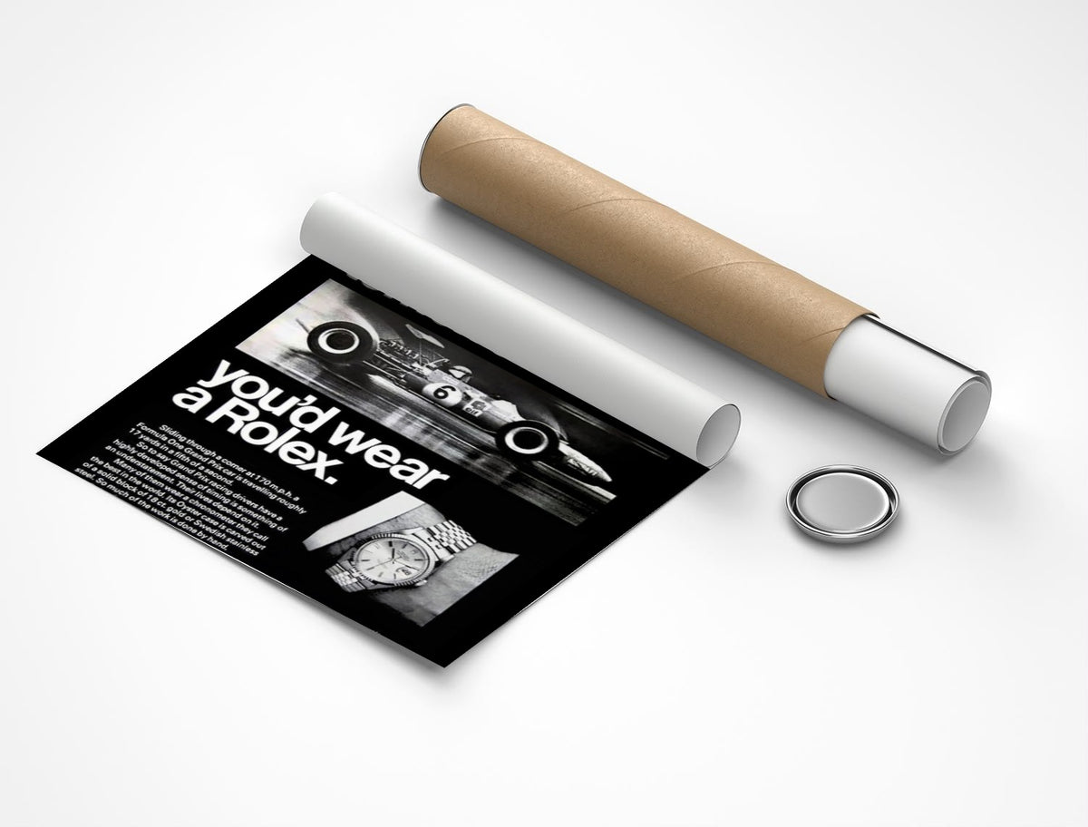 Rolled poster