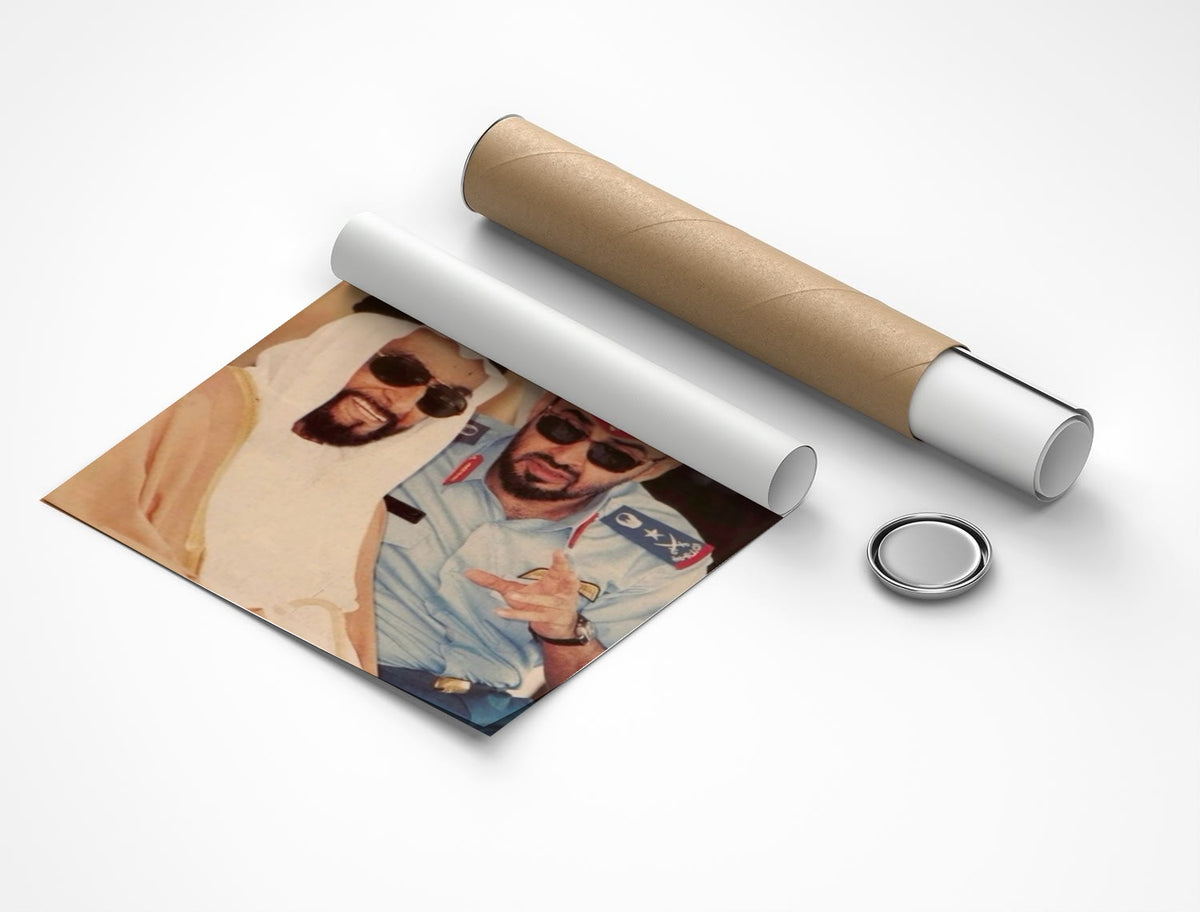Rolled poster