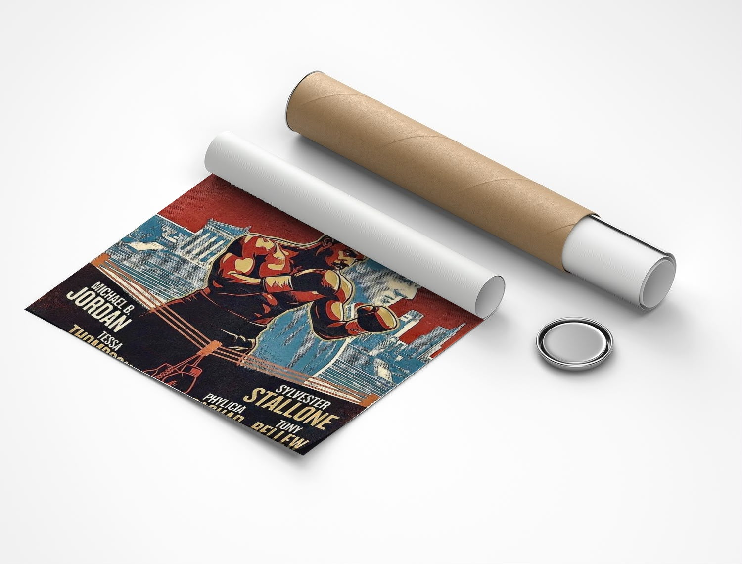 Rolled poster