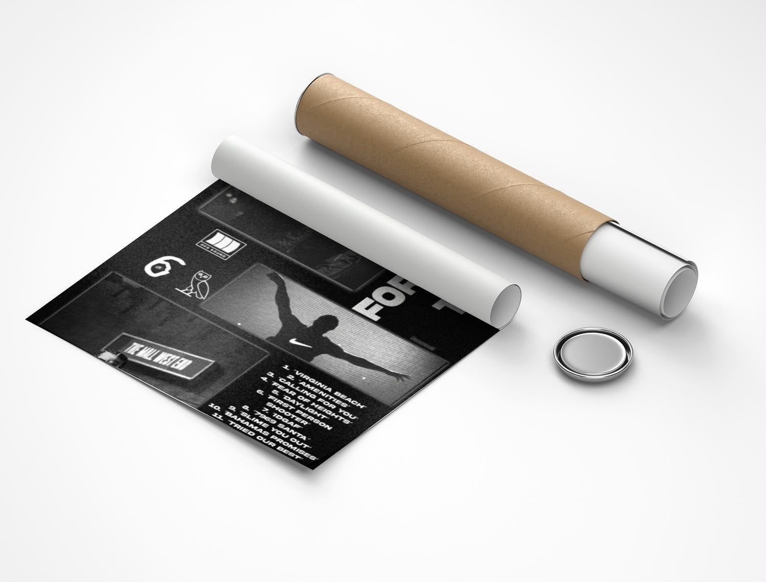 Rolled poster