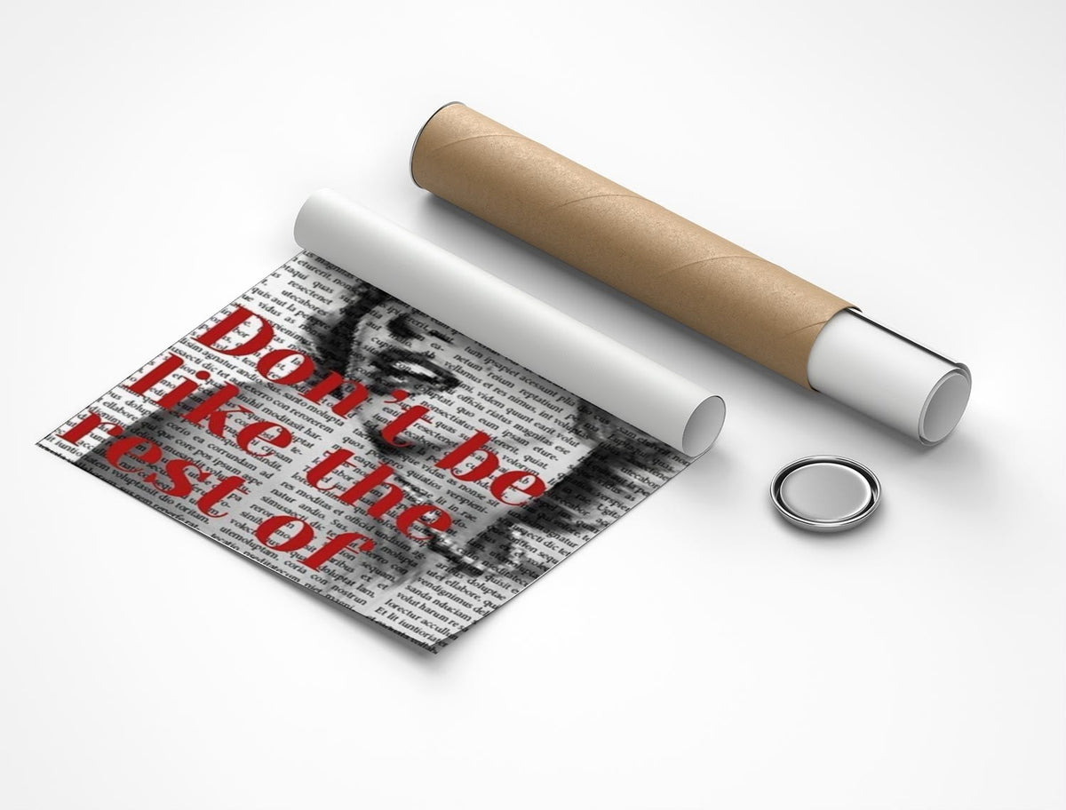 Rolled poster