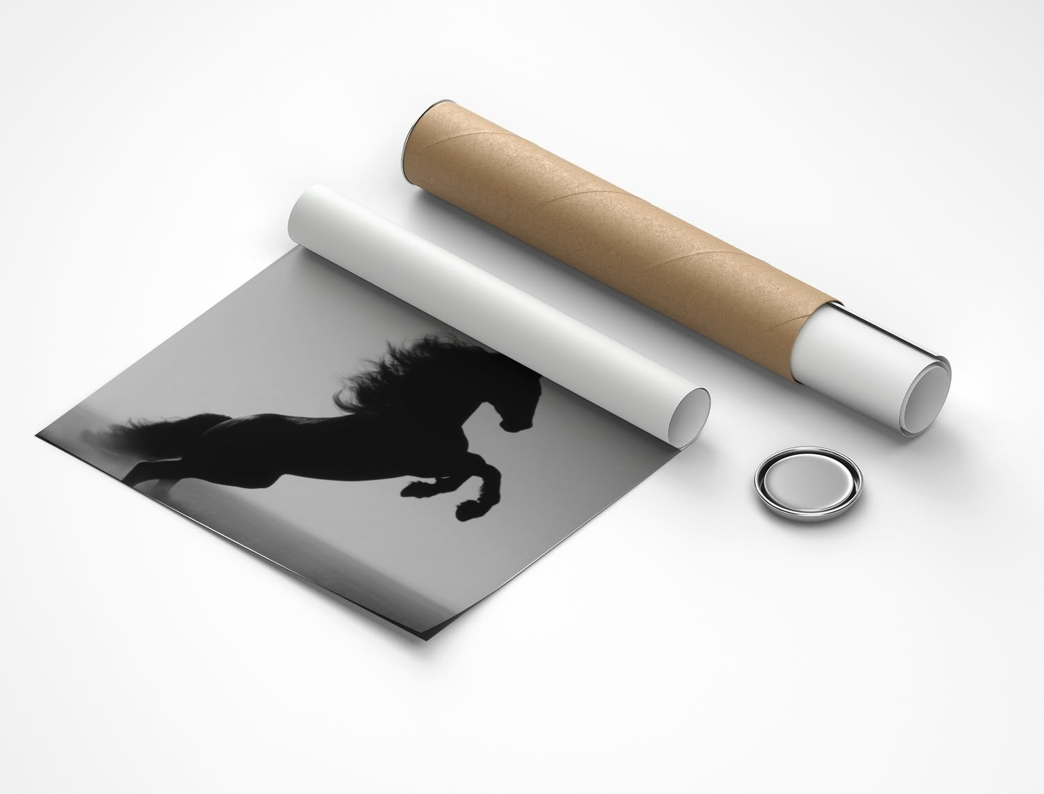 Rolled poster