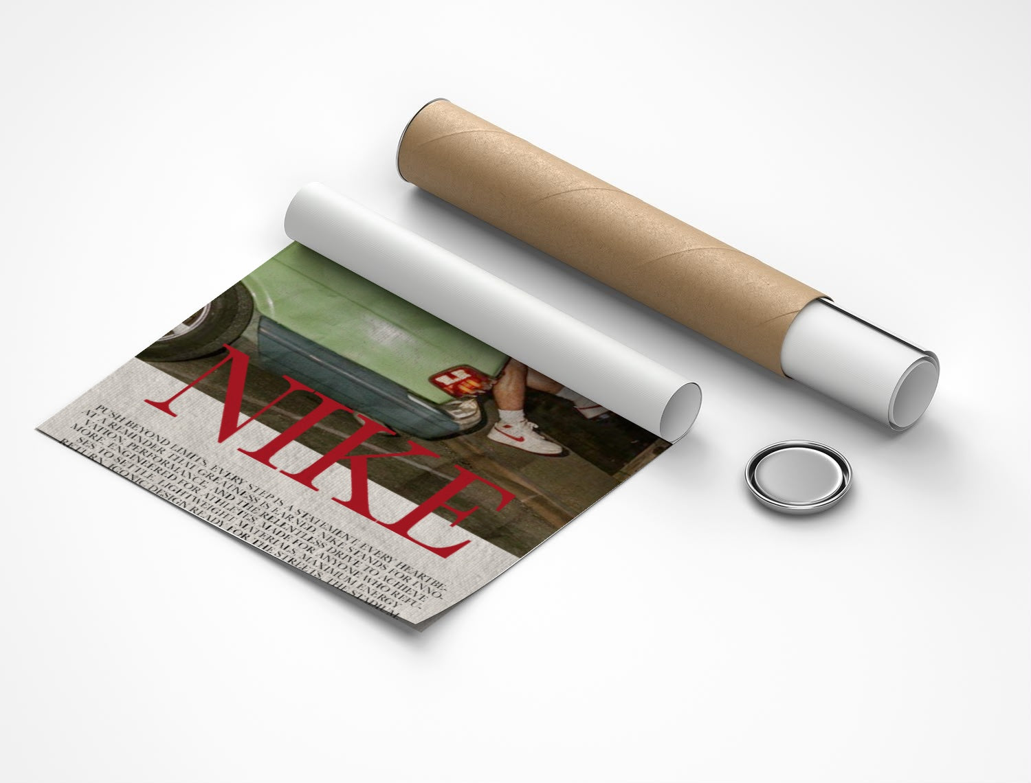 Rolled poster